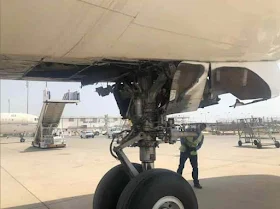 SAUDI AIRLINES FLIGHT EMERGENCY LANDED AT JEDDAH AIRPORT