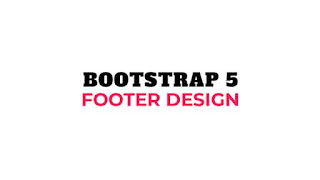 Professional Bootstrap 5 Footer Design
