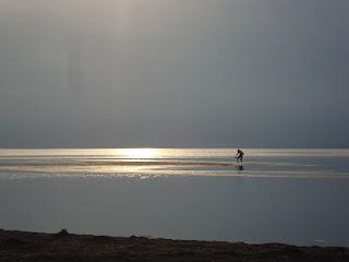 Delta de L'Ebre late afternoon fisherman