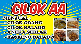 Contoh Spanduk  Cilok  KARYAKU