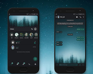 Night Mod Theme For YOWhatsApp & Delta WhatsApp