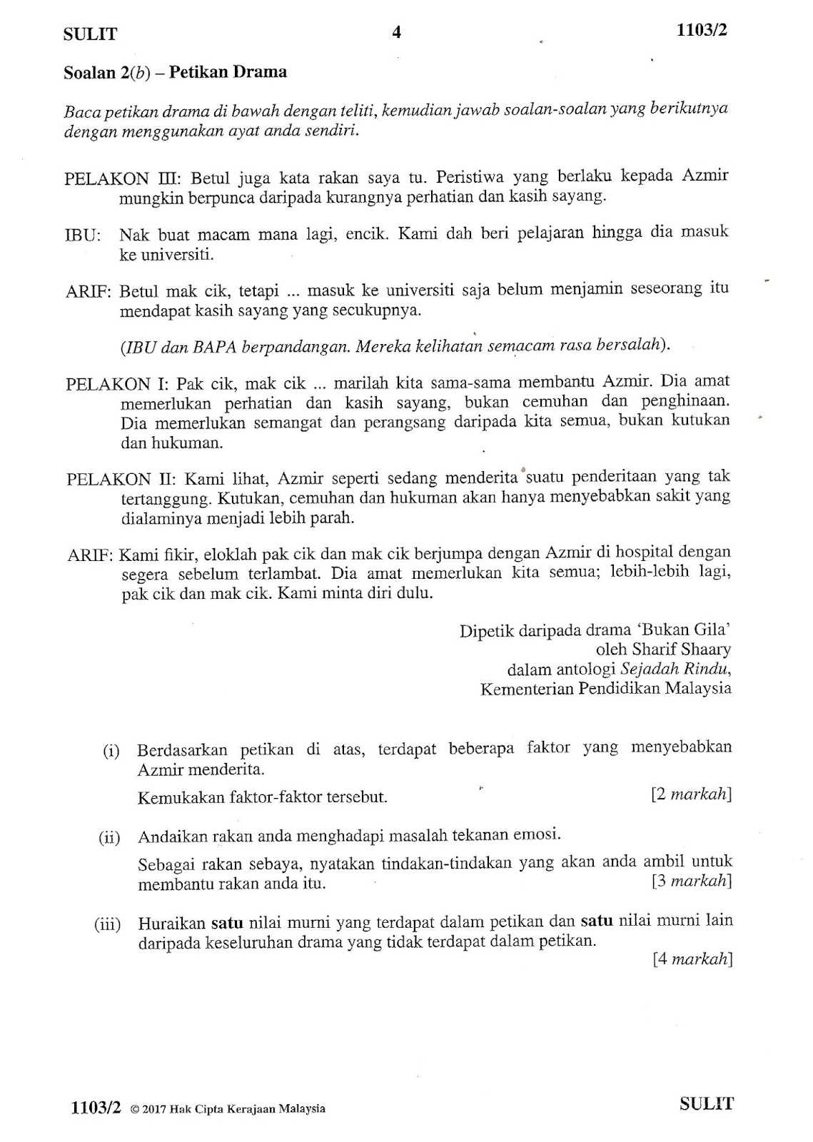 BERKENALAN FORMAT SOALAN KERTAS 2