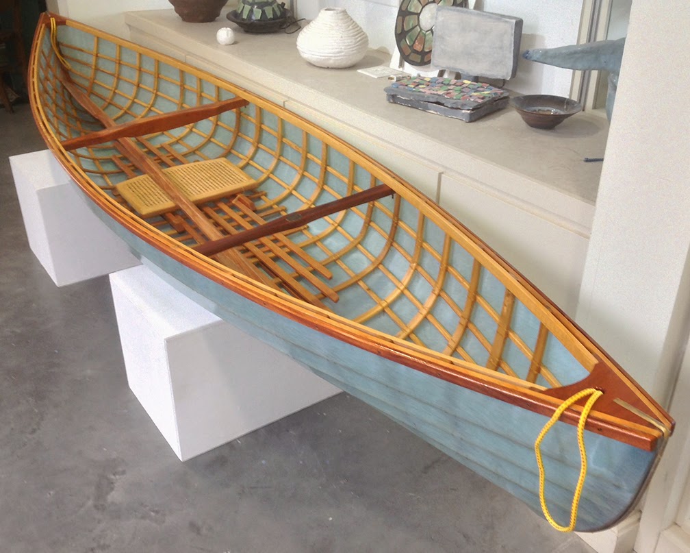 Skin+On+Frame+Boat+Kits John DiCaros's skin-on-frame canoe.