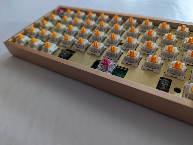 switches Glorious Panda - montar teclado custom