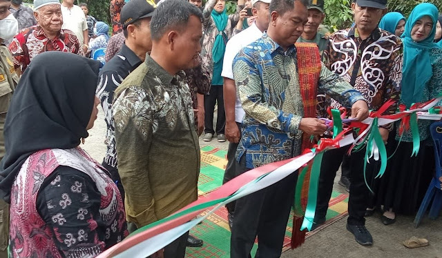 Bupati Sergai Resmikan Jalan dan Jembatan di Dolok Merawan