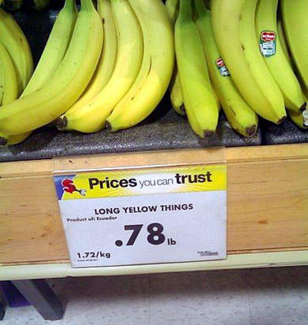 Long Yellow Things On Sale