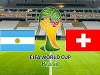 Argentina vs Swiss Babak 16 Besar Piala Dunia 2014