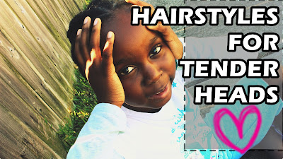 Simple Hairstyle for Tender Headed Kids | Natural Hair