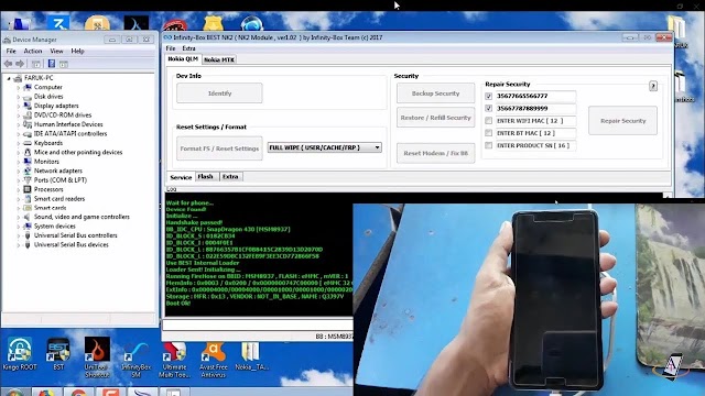 World first-Nokia TA-1206  Latest Security Android 10 IMEI Null Baseband Unknown &   Imei Repair 100% Tested 