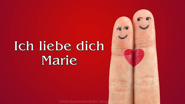 Bild von ich liebe dich für Marie