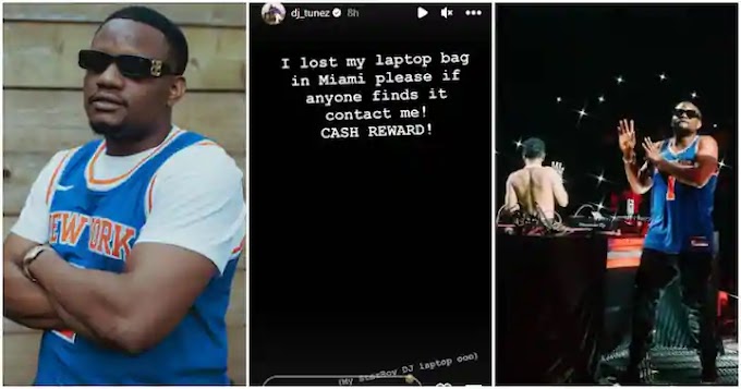“Please Return It”: Wizkid’s DJ Loses Laptop in Miami, Offers Cash Reward, Fans React