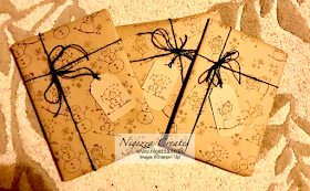 Nigezza Creates Wrapping Paper with Stampin' Up! Snowman Season