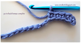 how to crochet, crochet in back bump, tutorial, free crochet patterns,