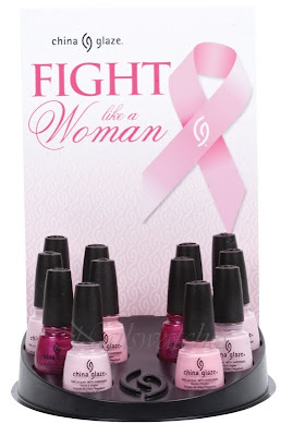 china glaze fight like a woman breast cancer awareness collection pink collection