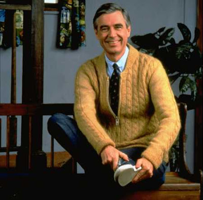Apparently I'm Mr. Rogers
