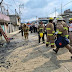 Un incendio dejó una persona gravemente lesionada y cuantiosos daños materiales.