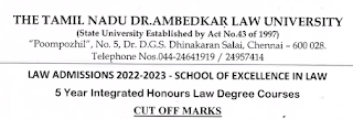 Rank List for 5 Year Integrated Hons. Law Courses 2022-23 - PDF