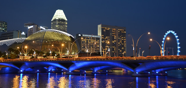 Singapore by night