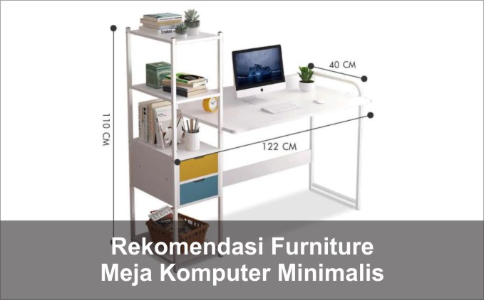 meja komputer minimalis harga terjangkau