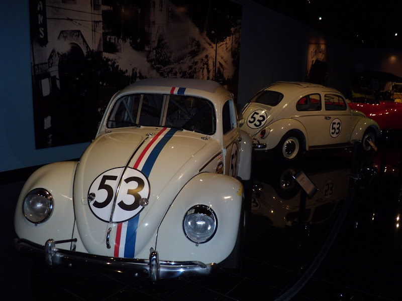 Herbie VW Beetles at The Petersen Automotive Museum in Los Angeles