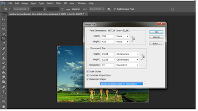 Mengubah Ukuran Gambar dengan Photoshop