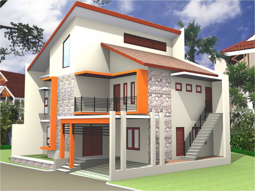 Desain Rumah Modern Eksterior Minimalis Triknews