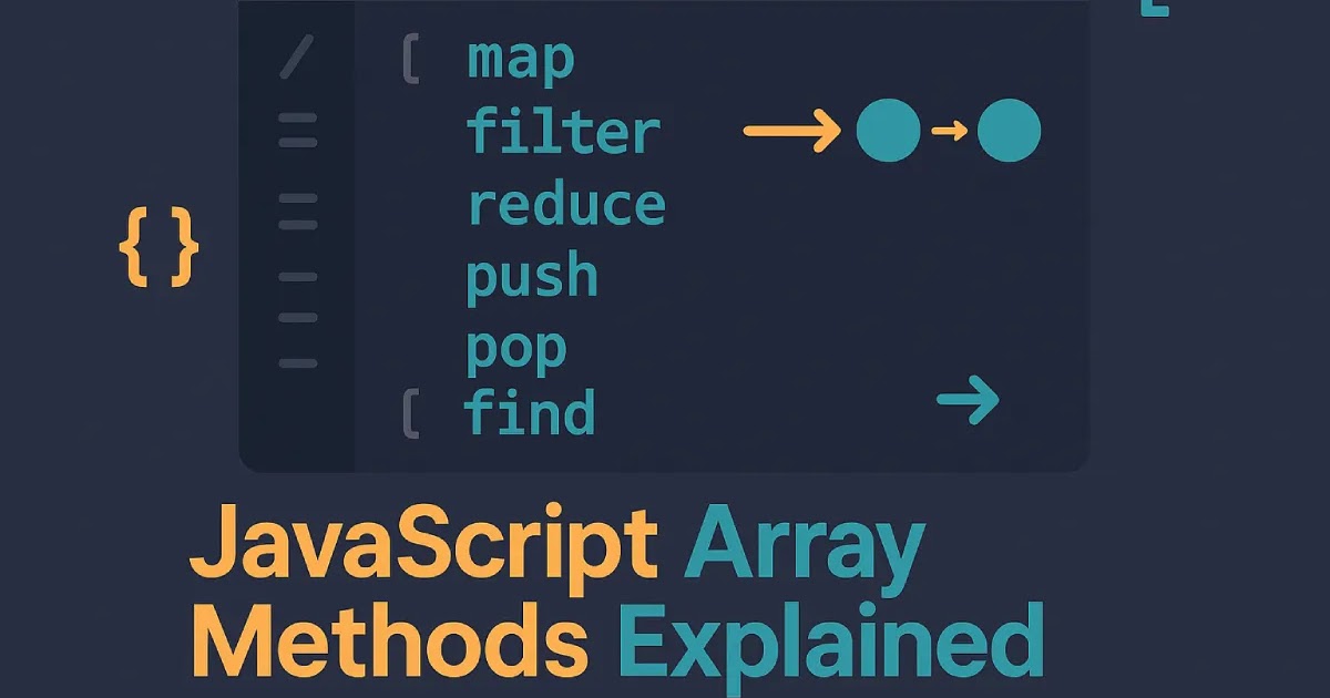 Main array methods in JavaScript