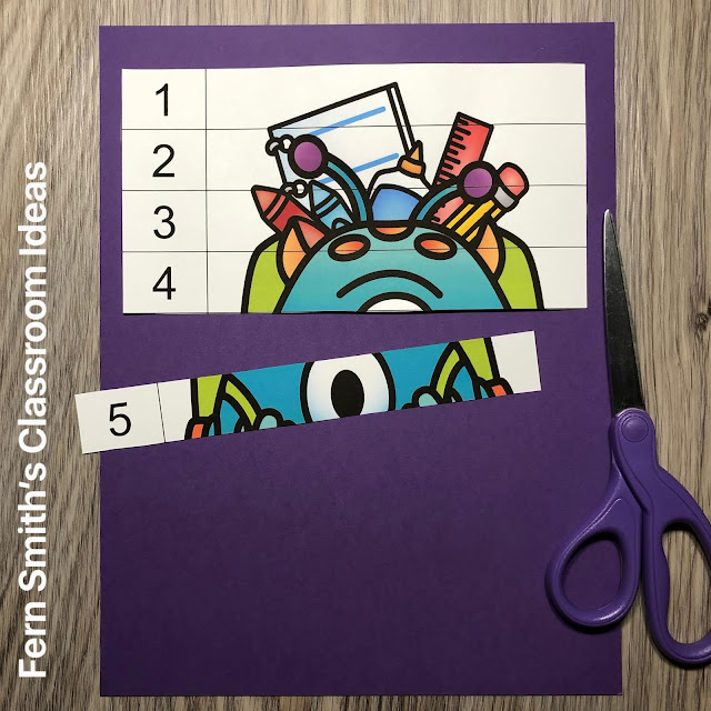 Click Here to Download These Monster Counting Puzzles For Your Classroom Today!