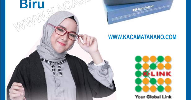  Kacamata  K Ion  Nano Biru