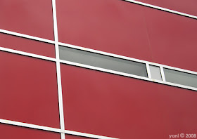 red building lines