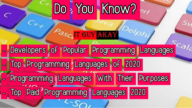 Interesting Facts and Information About Programming Languages