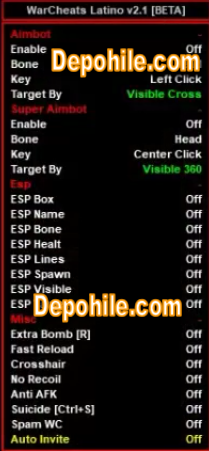 PointBlank Kaybo WAR v2.1 Wallhack,Aim Hile 6-7 Ekim 2018