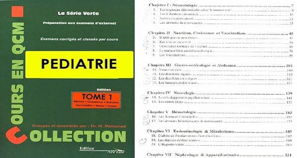 Télécharger la Série Verte Pédiatrie PDF gratuit Tome 1