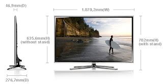 Harga dan Spesifikasi Samsung TV LED Seri 6 UA46ES6800