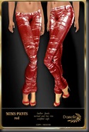 DANIELLE Mims Pants Red'