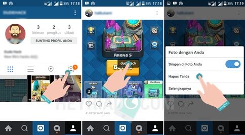  tak semua orang ingin ditandai dalam kiriman foto yang diupload teman di Instagram Otak Atik Gadget -  Cara Menghapus Tag Foto di Instagram Terbaru