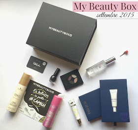 MBB mybeautybox di settembre 2015