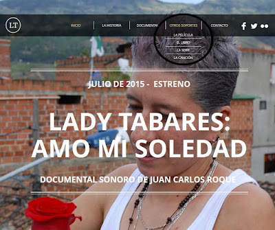 Sitio web dedicado a Lady Tabares