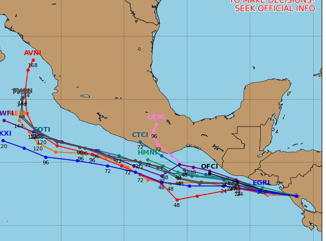 Se pronostican rachas de viento de 50 a 60 km/h y oleaje de 1 a 2 metros de altura en costas de Quintana Roo.