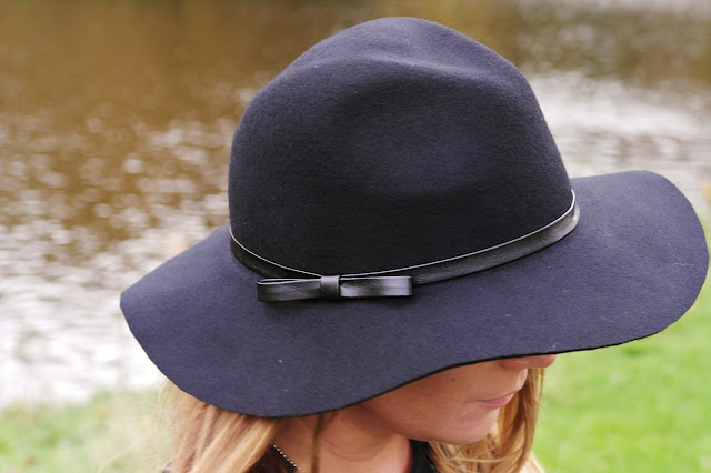 black felt hat