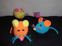 Ratones de crochet