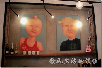 台南mumu小客廳早午餐內部的裝潢佈置。