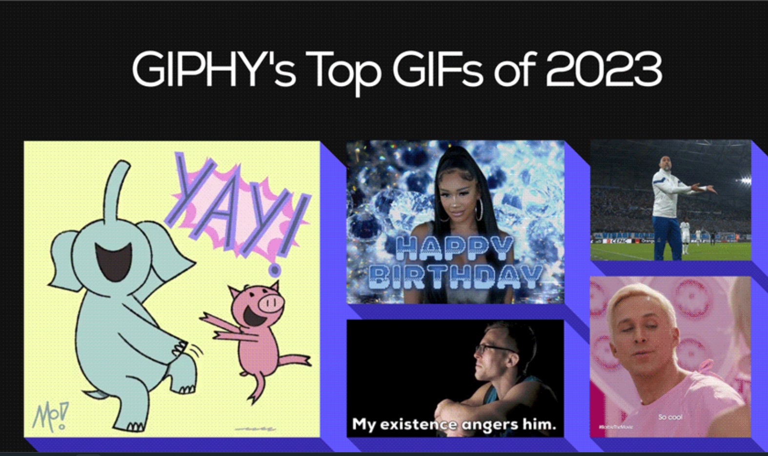 The top 5 GIFs of 2023, according to Giphy, Article