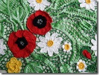 irish crochet poppy top how to 2