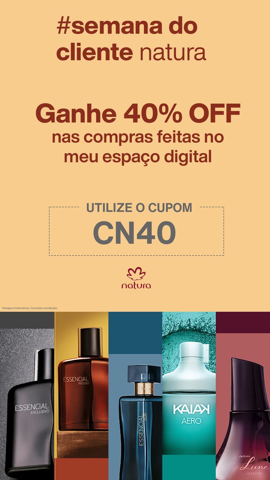 Promoção mês do cliente Natura