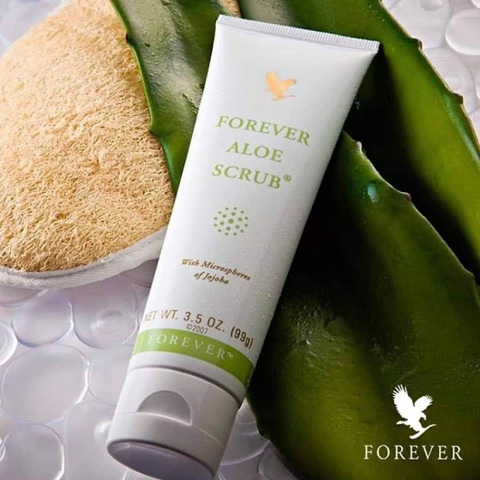 CERAH DENGAN SCRUB ALOE VERA 