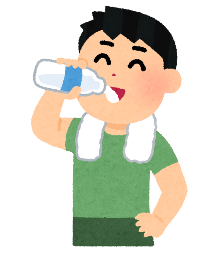 お風呂上がりに牛乳を飲む人のイラスト 男性 かわいいフリー素材集 いらすとや