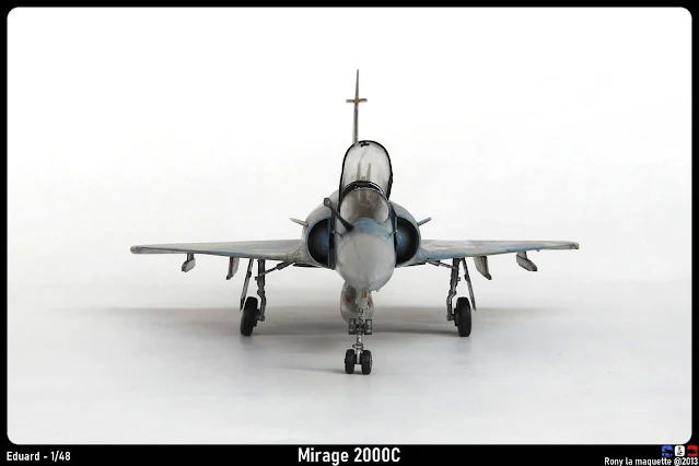 Maquette du Mirage 2000 C d'Eduard 1/48.