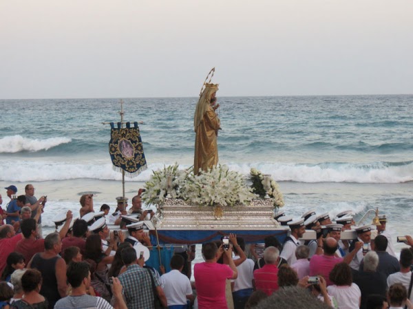 Horario e Itinerario de la Procesión de la Virgen del Carmen de Nerja (Málaga) 2022