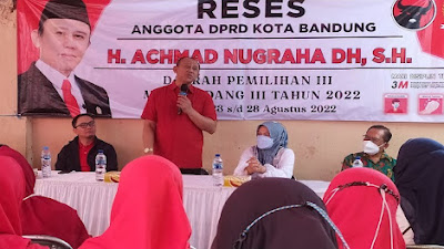 Wakil Ketua DPRD Achmad Nugraha : Ingatkan Pentingnya Jaminan Pendidikan dan Kesehatan Warga